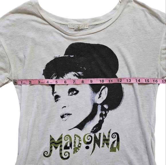 Vintage Style Madonna 1993 The Girlie Show Cropped Tee - Picture 7 of 11